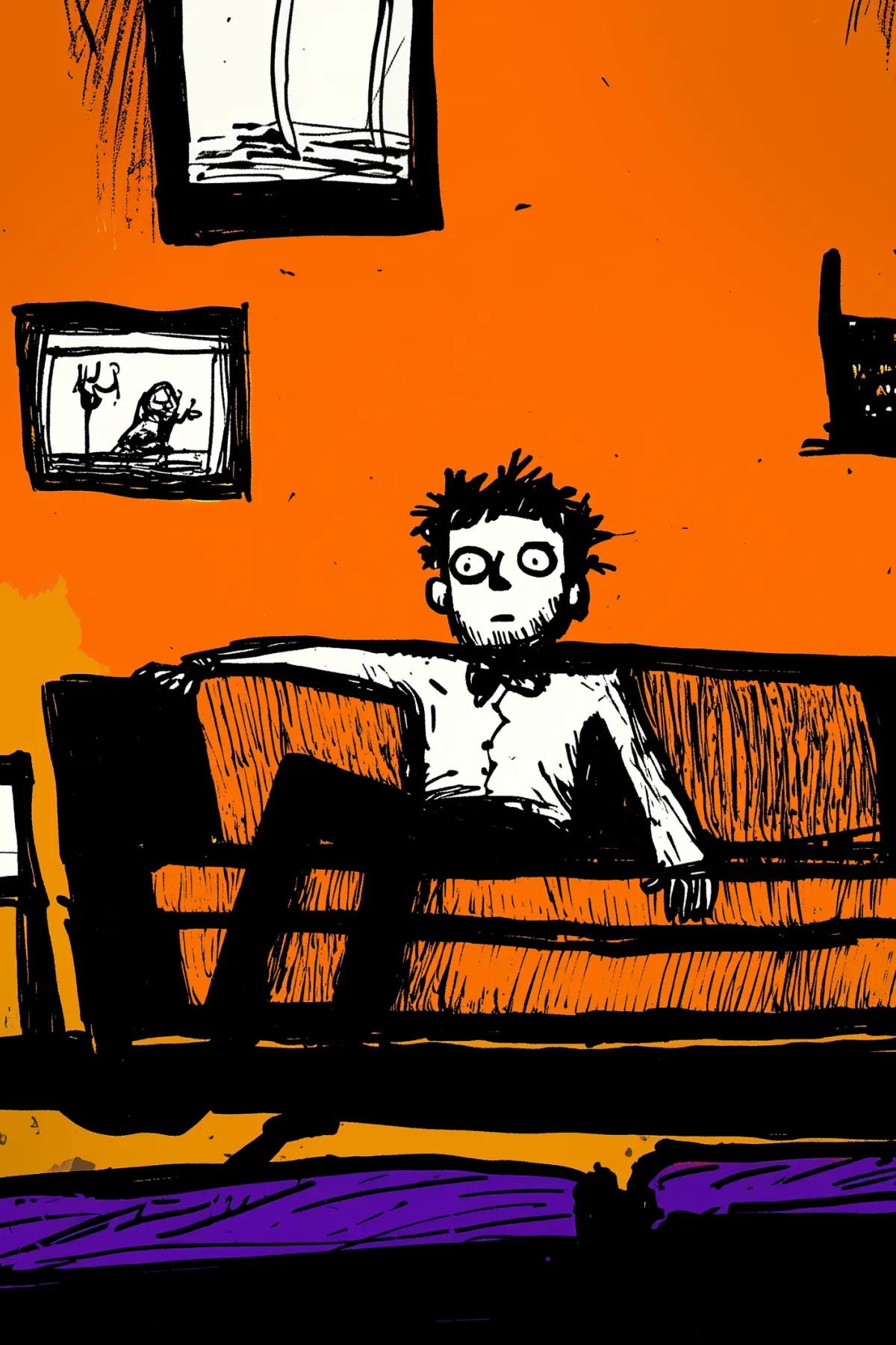 Person in a helmet looking at a futuristic scene